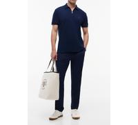 Tommy Hilfiger Interlock Zip Regular Polo Carbon Navy Taglia: M | Polo Outlet | Uomo | Blu