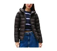 Tommy Jeans Hood Prnt Down W - giacca tempo libero - donna L Black woman