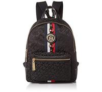 Tommy Hilfiger Jaden-Rucksack Geo Jacquard Zaino, Nero, Taglia Unica Donna