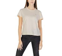 Tommy Hilfiger Jeans Beige Cotton T-Shirt - IT42|M