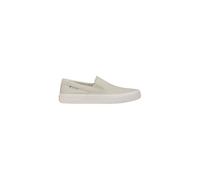 Tommy Hilfiger Jeans Beige Recycled Cotton Slip-On Loafers - EU44/US11