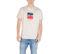 Tommy Hilfiger Jeans Beige Recycled Cotton T-Shirt - IT44 | S