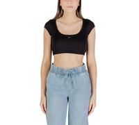 Tommy Hilfiger Jeans Black Cotton T-Shirt - IT42|M