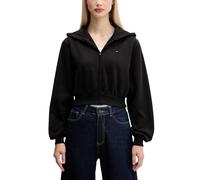 Tommy Hilfiger Jeans Black Recycled Cotton Hoodie - IT44|L