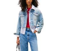 Tommy Hilfiger Jeans Light Blue Recycled Cotton Denim Jacket - IT40|S
