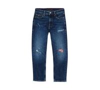 Tommy Hilfiger jeans Skater gamba dritta con strappi lavaggio blu