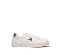 TOMMY HILFIGER JEANS Sneaker uomo bianca/azzurra in pelle 44