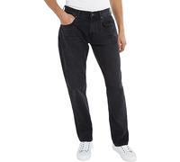 Tommy Hilfiger Jeans Uomo Straight Elasticizzati, Nero (Spoke Black), 36W / 34L