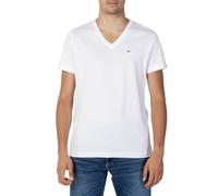 Tommy Hilfiger Jeans White Cotton T-Shirt - IT42 | XS