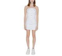 Tommy Hilfiger Jeans White Recycled Cotton Short Dress - IT44|L