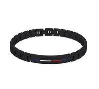 Tommy Hilfiger Bracciale nero senza tempo in acciaio 2790312