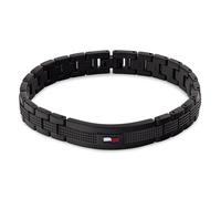 Tommy Hilfiger Jewelry Braccialetto a Maglie da Uomo Nero - 2790420