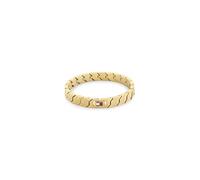 Tommy Hilfiger Jewelry Bracciale a Maglie da Uomo in Oro Giallo con la Bandiera Iconica di Tommy Hilfiger - 2790620