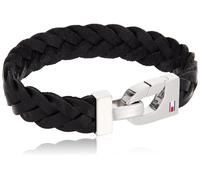 Tommy Hilfiger Jewelry Bracciale in Pelle Intrecciata da Uomo Colore Nero - 2700872