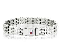 Tommy Hilfiger Jewelry Braccialetto da Uomo in Acciaio Inossidabile con la Bandiera Iconica di Tommy Hilfiger - 2701062