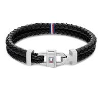 Tommy Hilfiger Elegante bracciale in pelle con decoro in acciaio 2790361