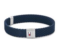Tommy Hilfiger Jewelry Braccialetto da uomo in Silicone in nero o blu