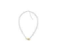 Tommy Hilfiger Jewelry Collana a Doppia Catena da Donna in Acciaio Inossidabile Bicolore con un Nodo Nautico - 2780989