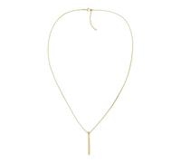 Tommy Hilfiger Jewelry Collana con Pendente, Braccialetto a Catena e Orecchini Pendenti da Donna in Acciaio Inossidabile color Oro Giallo