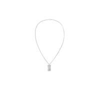 Tommy Hilfiger Jewelry Collana con Pendente da Uomo in Acciaio Inossidabile con una Placca Incisa - 2790627