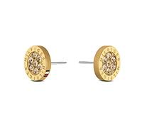 Tommy Hilfiger Jewelry Orecchini a Perno da Donna in Oro Giallo con Cristalli - 2780566
