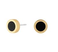 TOMMY HILFIGER Orecchini oro / nero, Taglia One Size
