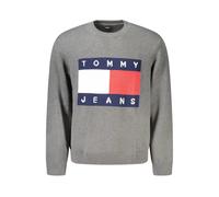Tommy Hilfiger Gray Cotton Men Sweater - L