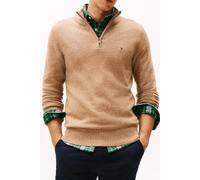 Tommy Hilfiger Lambswool Zip Mock Safari Canvas Heather Taglia: M | Dolcevita Outlet | Uomo
