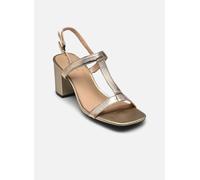Tommy Hilfiger - LEATHER BLOCK HEEL S Oro e bronzo - Sandali e scarpe aperte - Taglia 37 37 Oro e bronzo