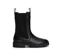 Tommy Hilfiger Leather Cleat Mid Chelsea Boots Black Taglia: 41 | Stivali Outlet | Donna | Nero