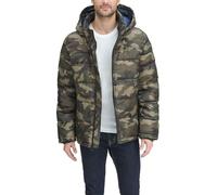 Tommy Hilfiger Legacy Hooded Puffer Jacket Cappotto Alternativo in Piuma, Nuovo Camo, XL Uomo