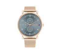 Tommy Hilfiger Lily 1782664 Women’s Rose-Gold Watch - Blue Dial, 40 mm