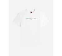 Tommy Hilfiger Linear Logo M - T-shirt - Uomo - Beige XS