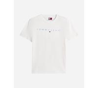 Tommy Hilfiger Linear Logo M - T-shirt - Uomo - Bianco L