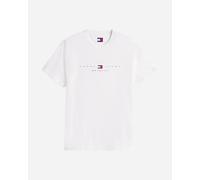 Tommy Hilfiger Linear Logo M - T-shirt - Uomo - Bianco M