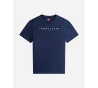 Tommy Hilfiger Linear Logo M - T-shirt - Uomo - Blu Navy M