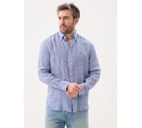 Tommy Hilfiger - Linen Bengal Stripe Blu - Abbigliamento XXL Blu