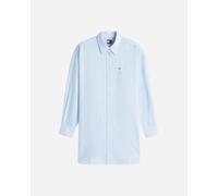 Tommy Hilfiger Linen Stripe W - Camicia - Donna - Azzurro XS