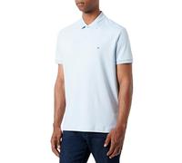 Tommy Hilfiger Liquid Cotton Essential Reg Polomw0Mw35585, Polo a Maniche Corte, Uomo, Blu (Breezy Blue), L