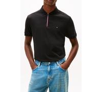 Tommy Hilfiger Liquid Cotton Zipper Polo Black Taglia: S | Polo Outlet | Uomo | Nero