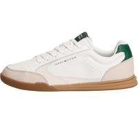 Tommy Hilfiger Lo PRO Cupsole Perf Leather FM0FM05944 - Top Basso, da Uomo, Bianco, Taglia 40