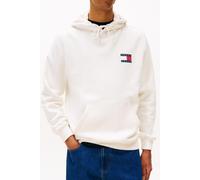 Tommy Hilfiger Logo Drawstring Hoodie Ancient White Taglia: M | Felpe con cappuccio Outlet | Uomo | Bianco