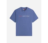 Tommy Hilfiger Logo Repeat M - T-shirt - Uomo - Azzurro S