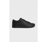 Tommy Hilfiger Logo Trainers With Leather Triple Black Taglia: 42 | Sneakers Outlet | Uomo | Nero