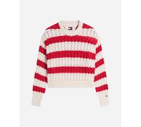 Tommy Hilfiger Loose Cable Stripe W - Maglione