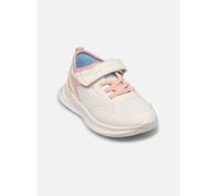 Tommy Hilfiger - LOW CUT LACE-UP/VELCRO SNEAKER OFF WHITE/PINK Bianco - Sneakers 29 Bianco