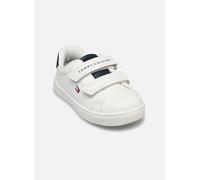 Tommy Hilfiger - LOW CUT VELCRO SNEAKER WHITE/BLUE Bianco - Sneakers 22 Bianco