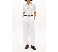Tommy Hilfiger Lyocell Tipping Slim Polo Ecru Taglia: L | Polo Outlet | Donna | Marrone