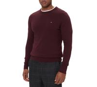 Tommy Hilfiger maglia girocollo in misto cashmere borgogna M