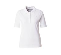 Tommy Hilfiger Maglietta Polo Maniche Corte Donna Regular Fit, Bianco (Optic White), XL